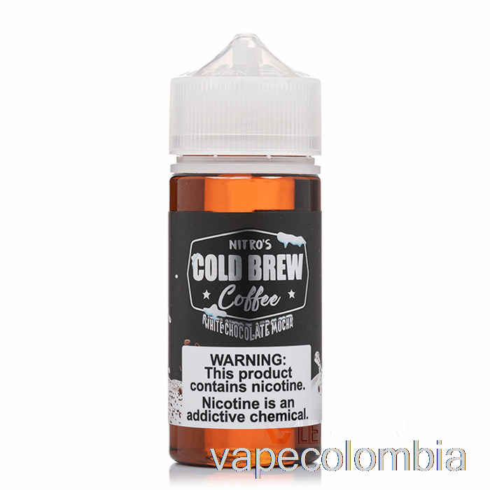 Vape Desechable Chocolate Blanco Mocha - Nitros Cold Brew - 100ml 3mg